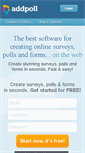 Mobile Screenshot of addpoll.com